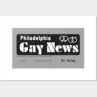 Retro Philadelphia Gay Newspaper Posters and Art